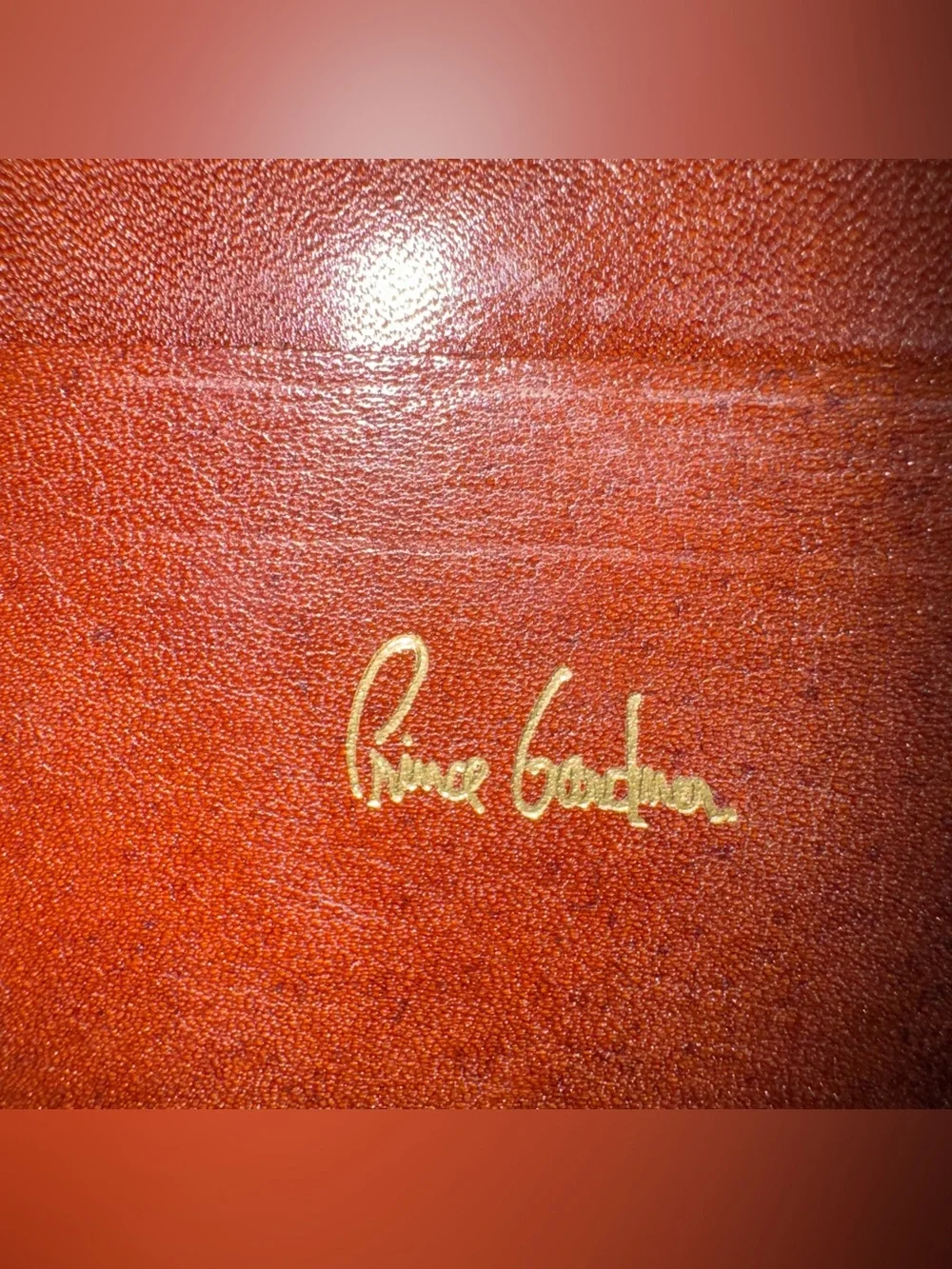Vintage Prince Gardner Brown Leather 